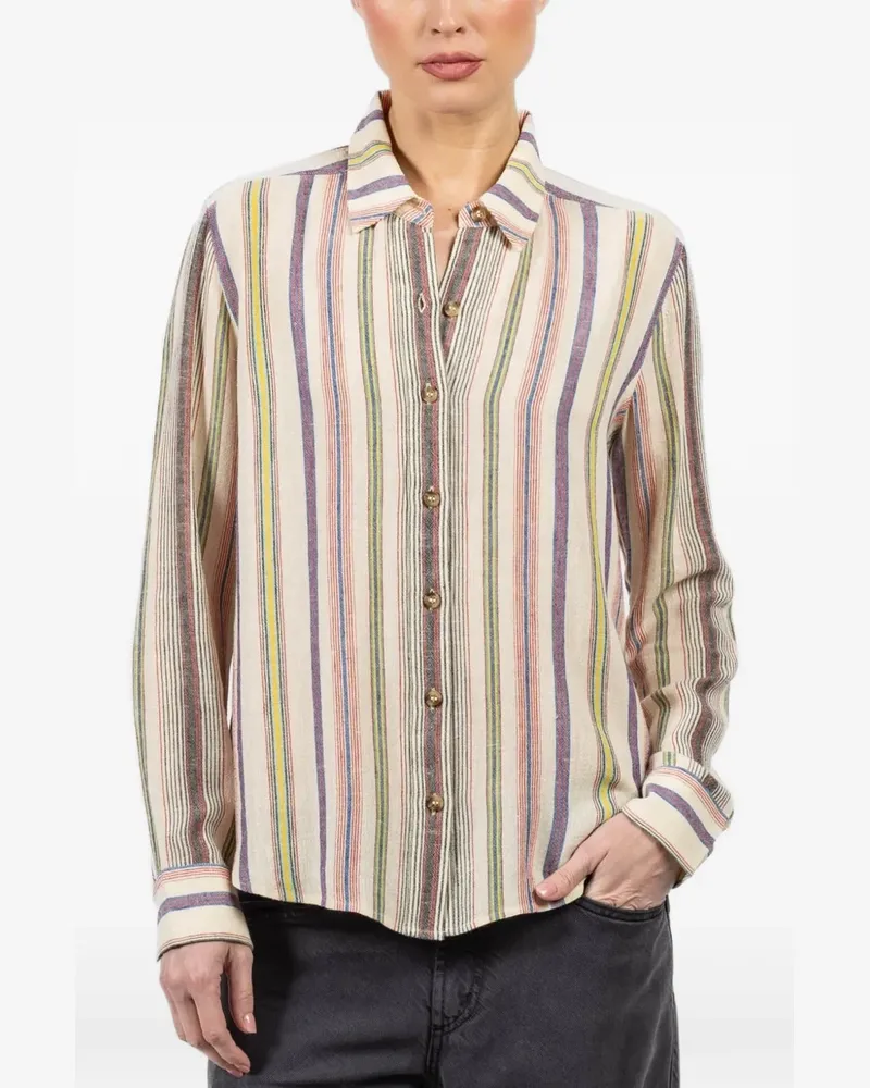 Xírena Marcel striped shirt - Nude Nude