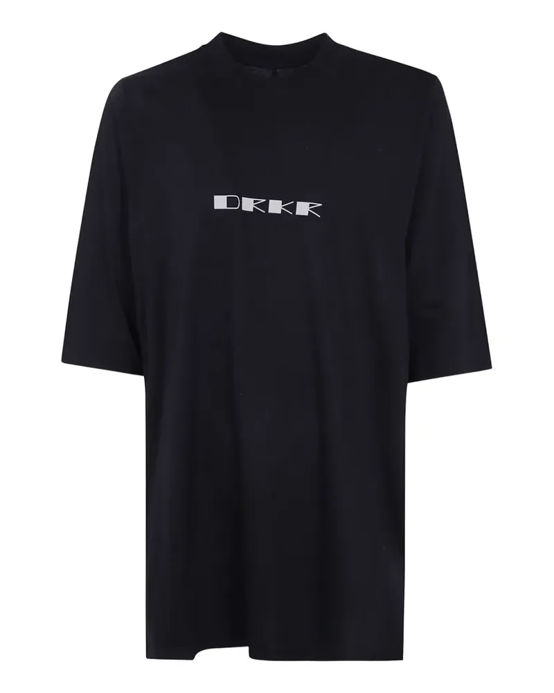 DRKSHDW by Rick Owens T-Shirt mit Logo-Print - Schwarz Schwarz