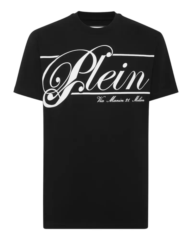 Philipp Plein logo-print T-shirt - Schwarz Schwarz