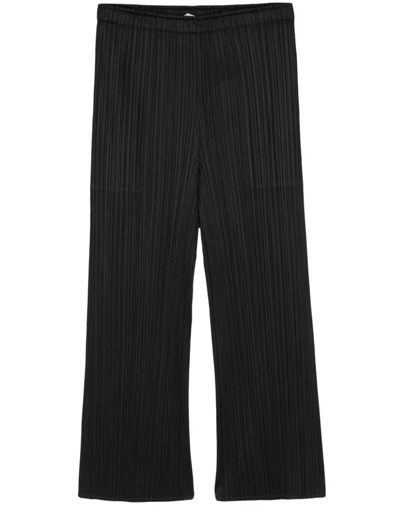 Issey Miyake New Colorful Basics 3 Cropped-Hose - Schwarz Schwarz
