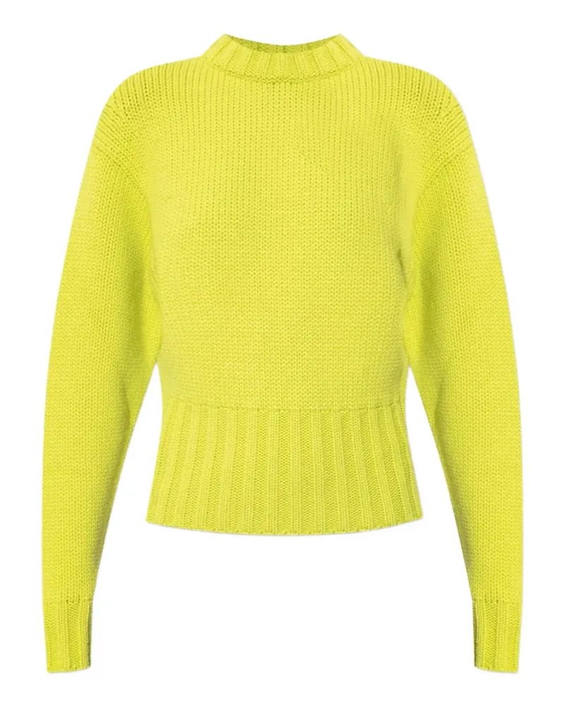 Alexander McQueen Pullover mit Rundhalsausschnitt - Gelb Gelb