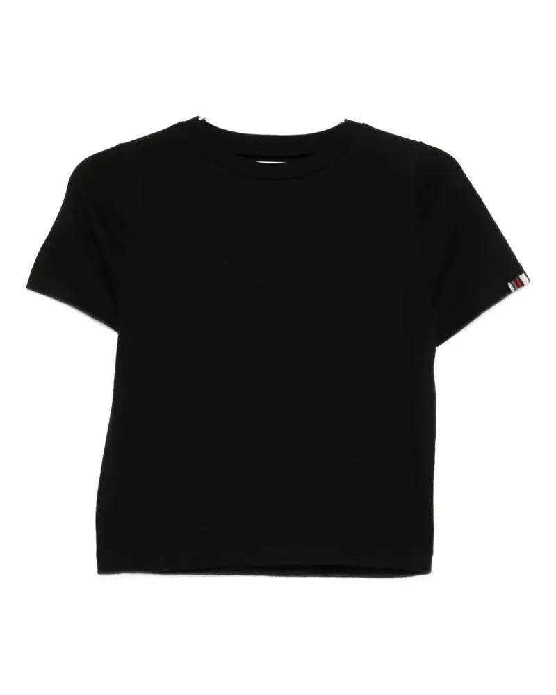 extreme cashmere Tina Oberteil - Schwarz Schwarz
