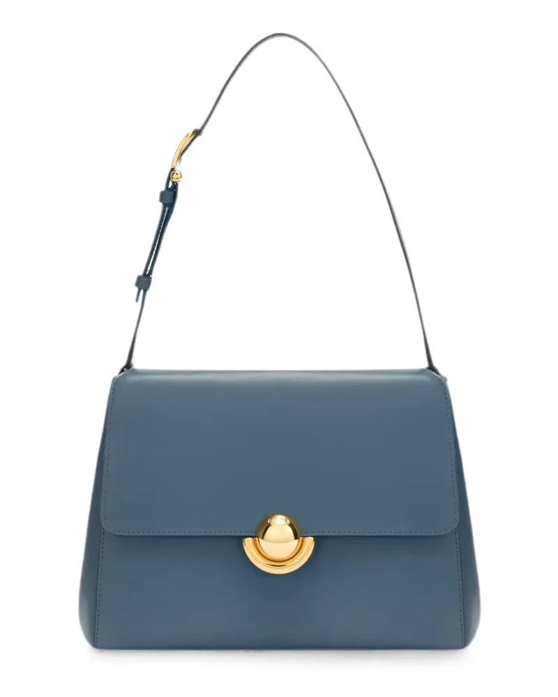 Furla Kleine Domus Schultertasche - Blau Blau