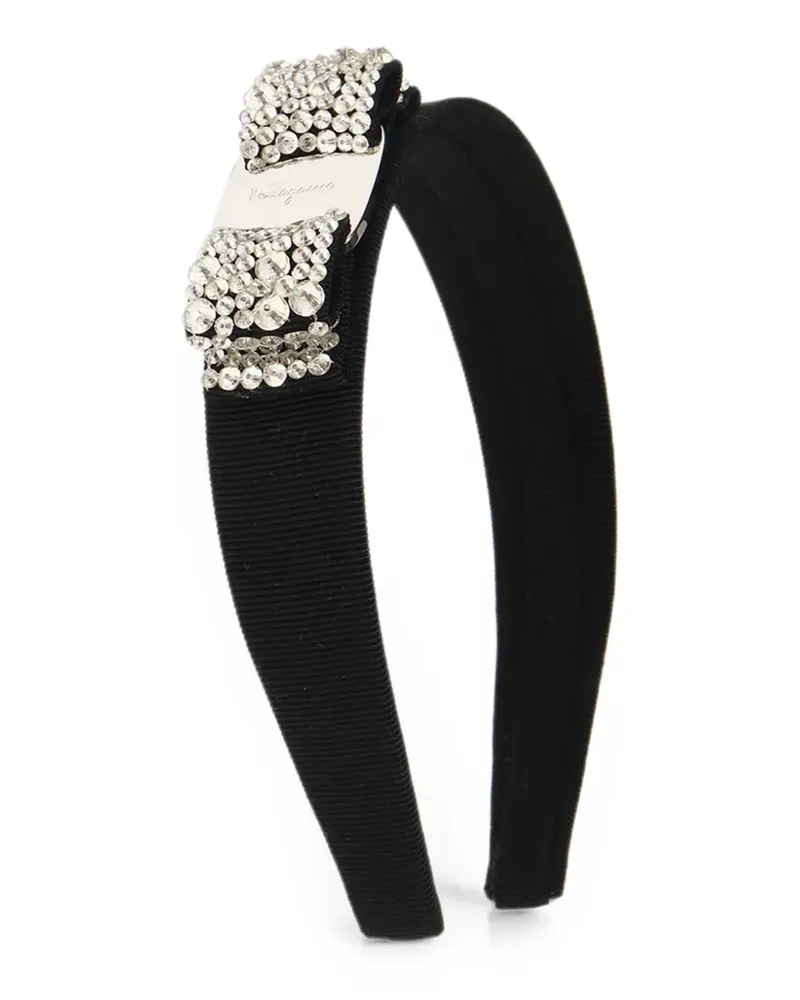 Ferragamo Haarreif mit Vara-Schleife - Schwarz Schwarz