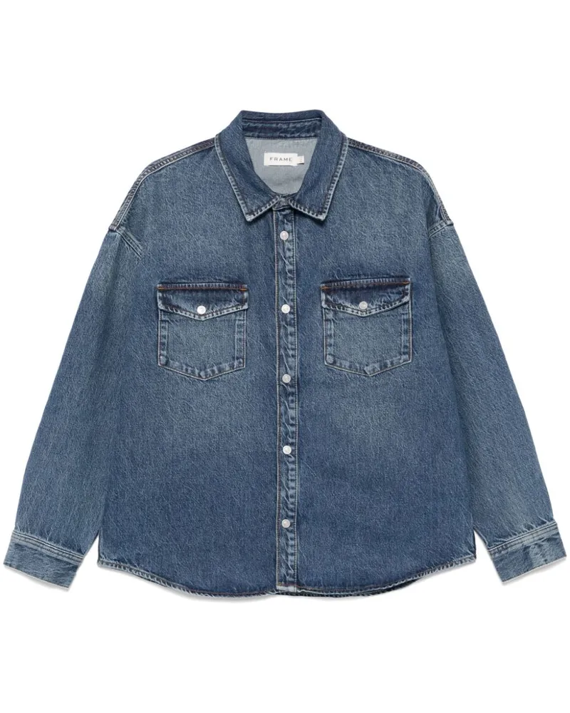Frame Denim Klassisches Jeanshemd - Blau Blau