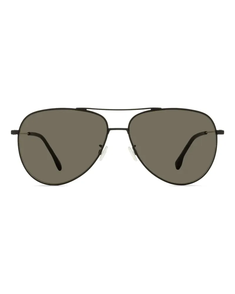 HUGO BOSS Getönte Pilotenbrille - Schwarz Schwarz