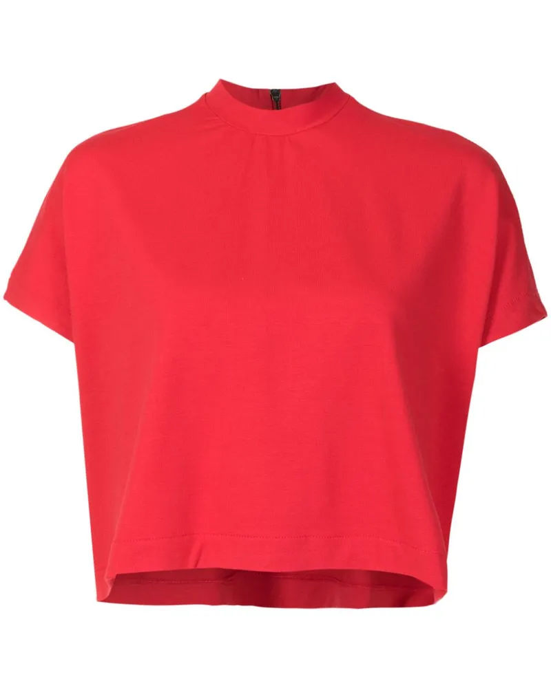 Lenny Niemeyer Klassisches Cropped-T-Shirt - Rot Rot