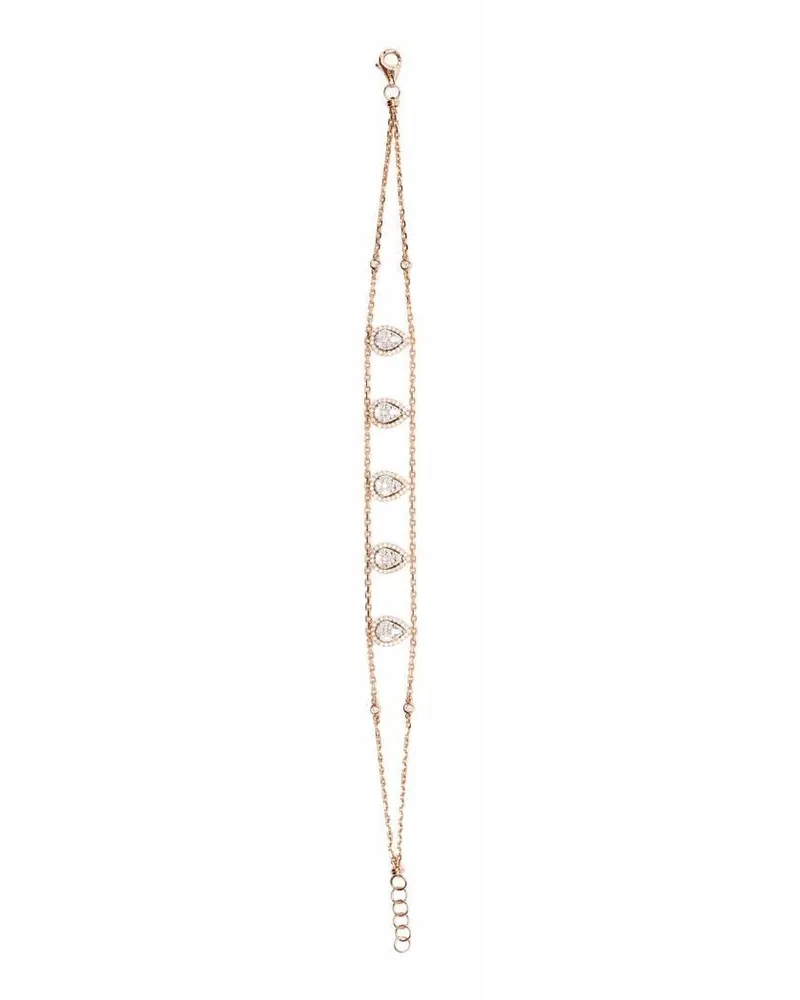 DJULA 18kt Rotgoldarmband mit einem Diamanten - Rosa Rosa