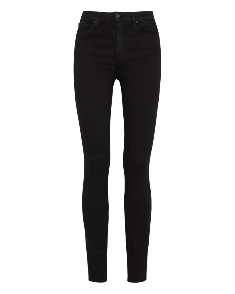 Paige Margot' Skinny-Jeans mit hohem Bund - Schwarz Schwarz
