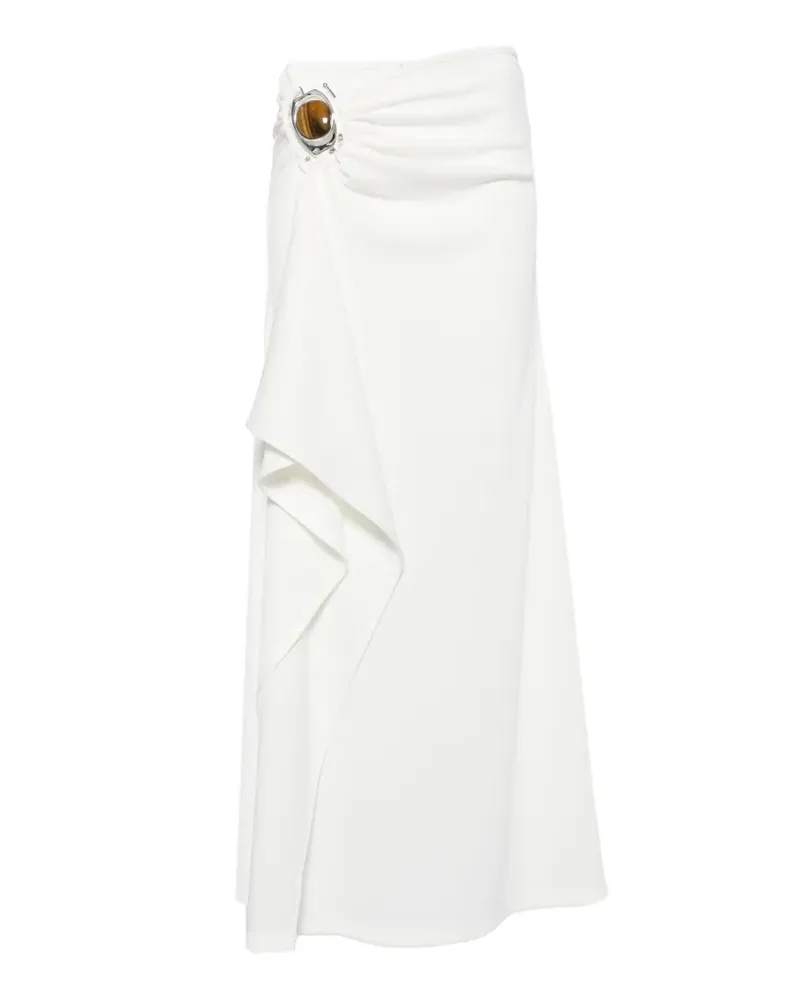 Christopher Esber Occhio crystal-embellished skirt - Weiß Weiß