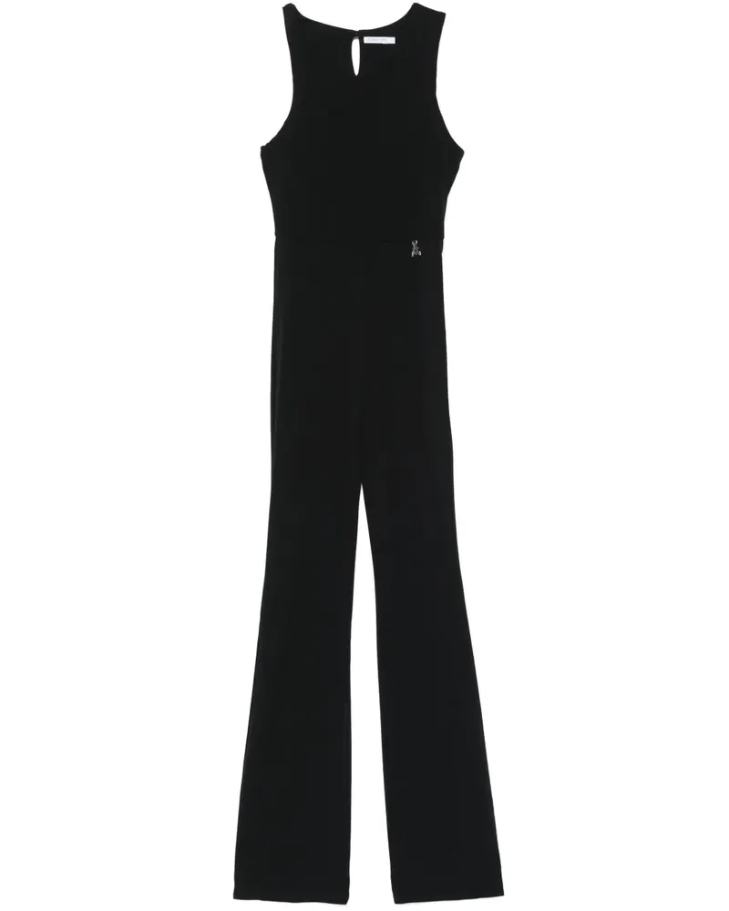 Patrizia Pepe Jumpsuit mit asymmetrischem Kragen - Schwarz Schwarz