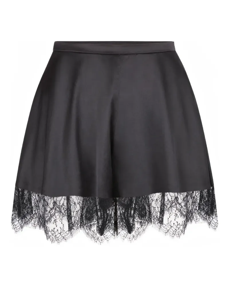 Nina Ricci Shorts mit Spitzendetail - Schwarz Schwarz
