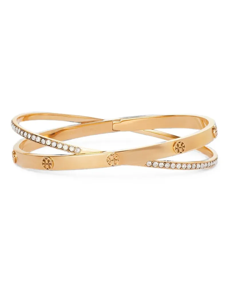 Tory Burch Icon Pavé Armband im Layering-Look - Gold Gold