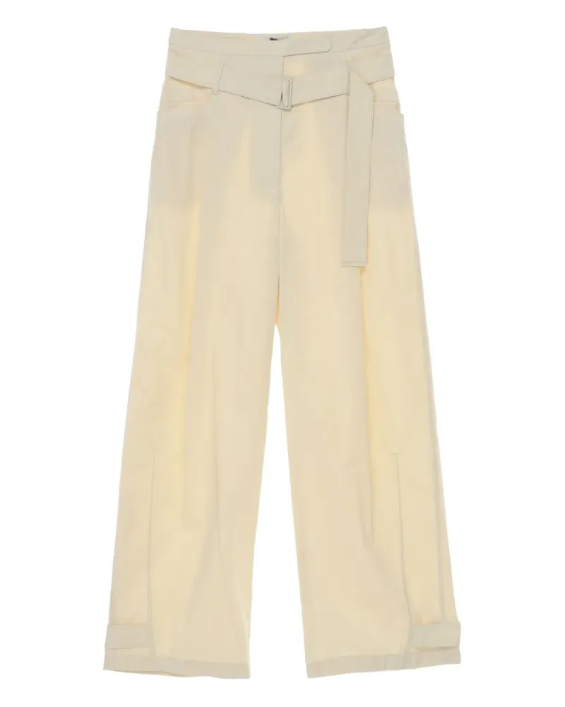 LOW CLASSIC Spitze Hose mit Gürtel - Nude Nude