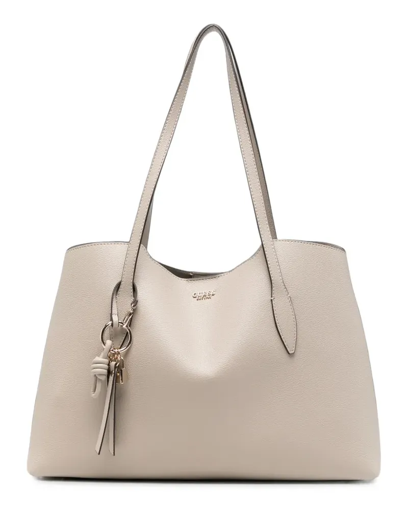 Guess grained tote bag - Nude Nude