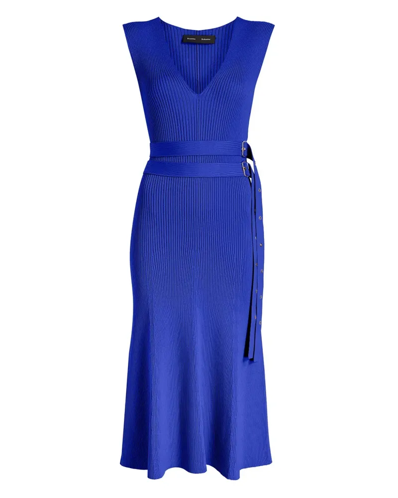 Proenza Schouler Madeline Kleid - Blau Blau