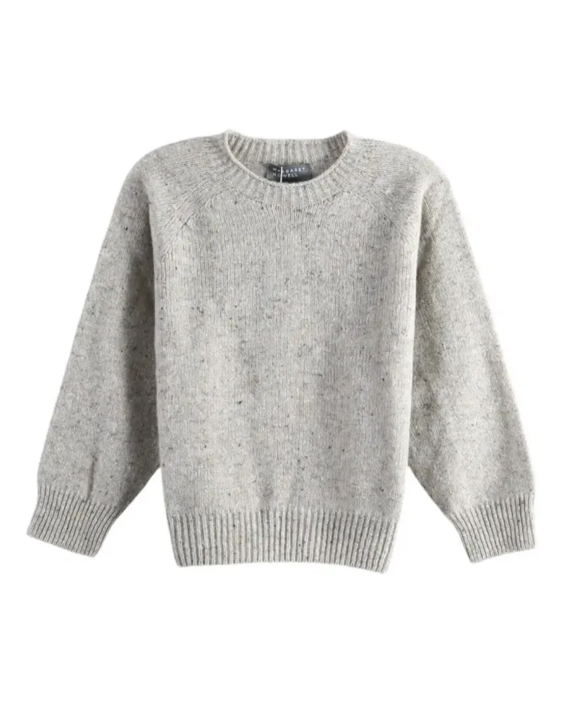 Margaret Howell Donegal Pullover mit Raglanärmeln - Grau Grau