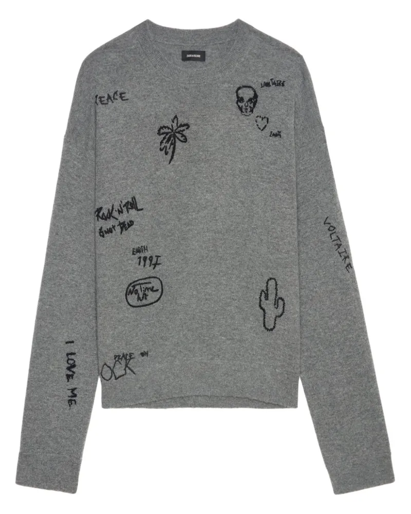 Zadig & Voltaire Marko Pullover - Grau Grau