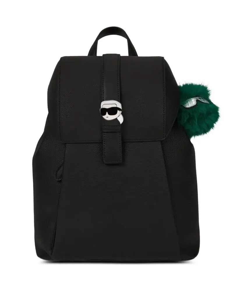 Karl Lagerfeld Ikon Rucksack - Schwarz Schwarz