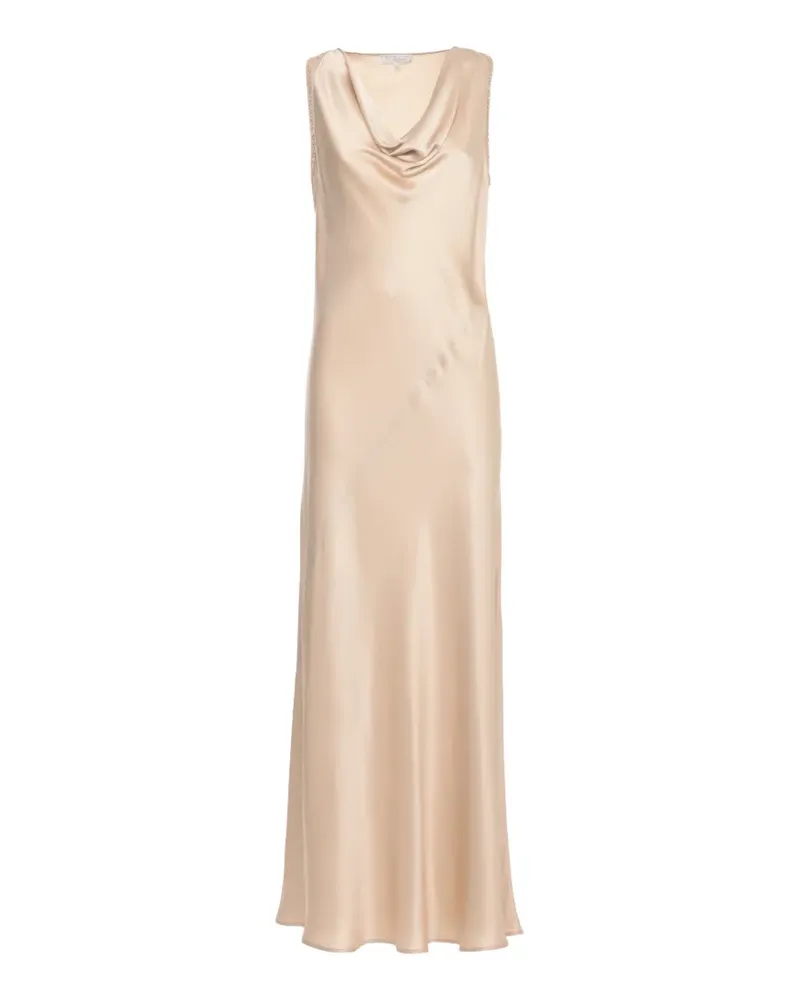 Antonelli Firenze cowl-neck sleeveless maxi dress - Nude Nude