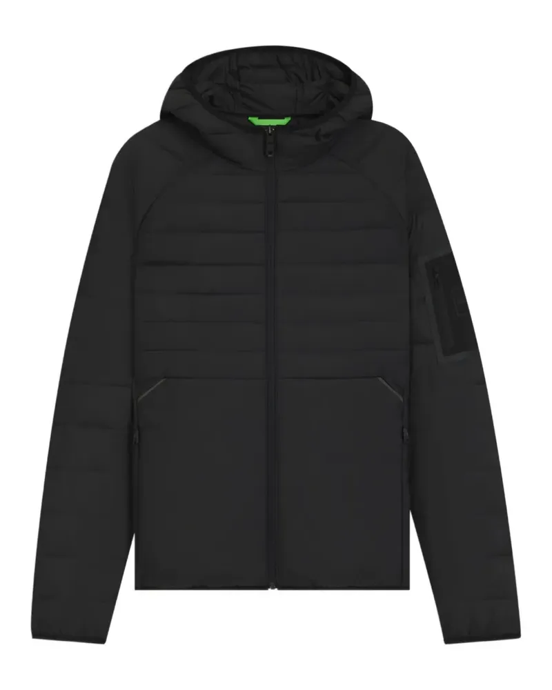 HUGO BOSS Gesteppte Daunenjacke mit Kapuze - Schwarz Schwarz