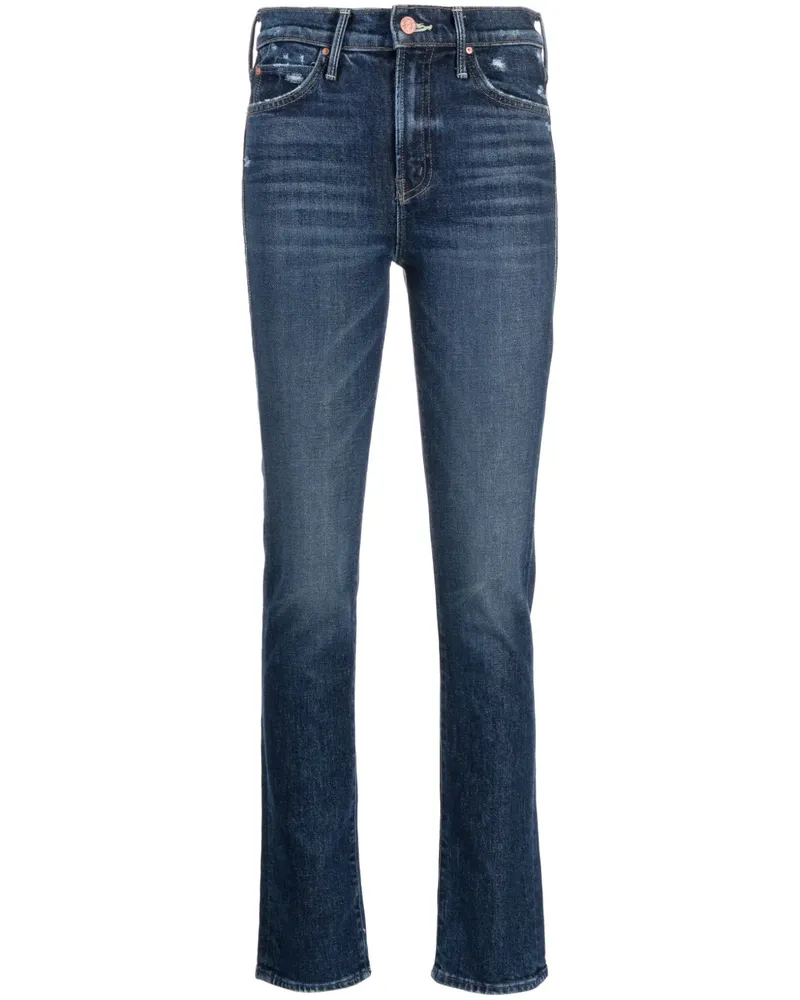 Mother The Rascal Skinny-Jeans - Blau Blau