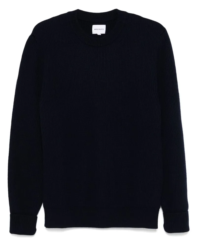 Norse Projects Klassischer Pullover - Blau Blau