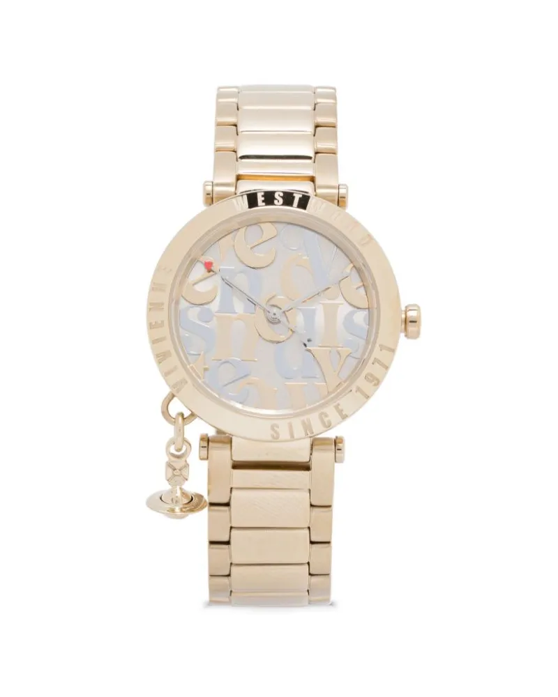 Vivienne Westwood Orb Logomania 32mm - Gold Gold