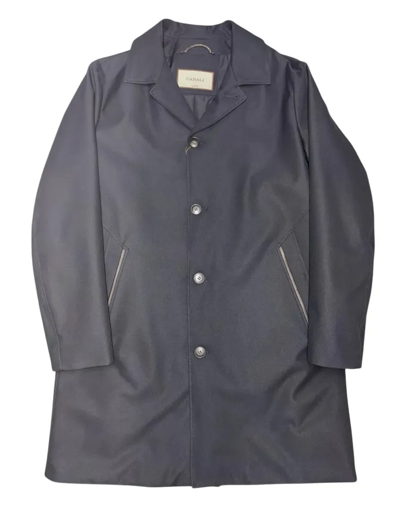Canali buttoned coat - Grau Grau