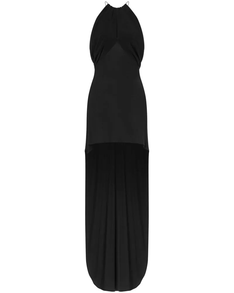 Philosophy Di Lorenzo Serafini Asymmetrisches Neckholder-Kleid Schwarz