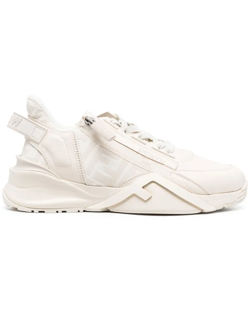 Fendi Sneakers mit Logo-Print - Nude Nude