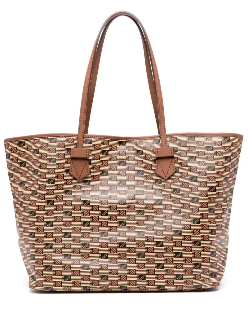 Moreau Paris Große Saint Tropez PM Handtasche - Braun Braun