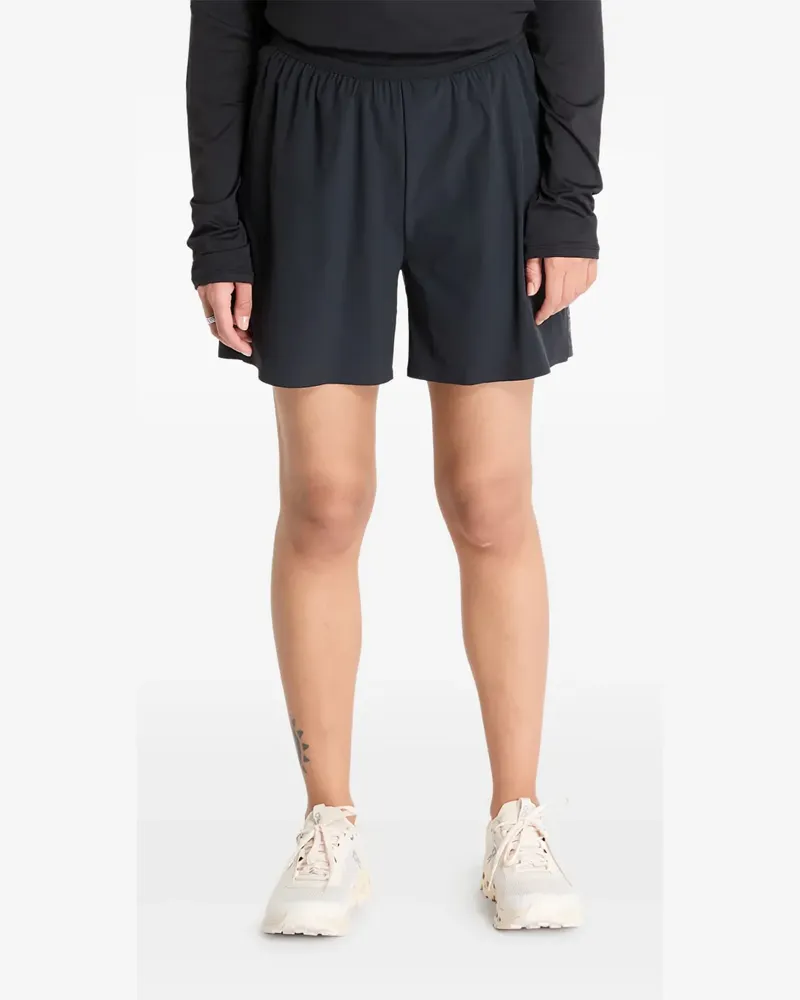 ON Sport-Shorts mit Logo-Print - Schwarz Schwarz