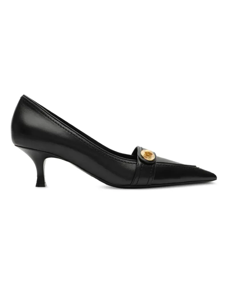 Burberry Cotswolds Low Pumps aus Leder - Schwarz Schwarz