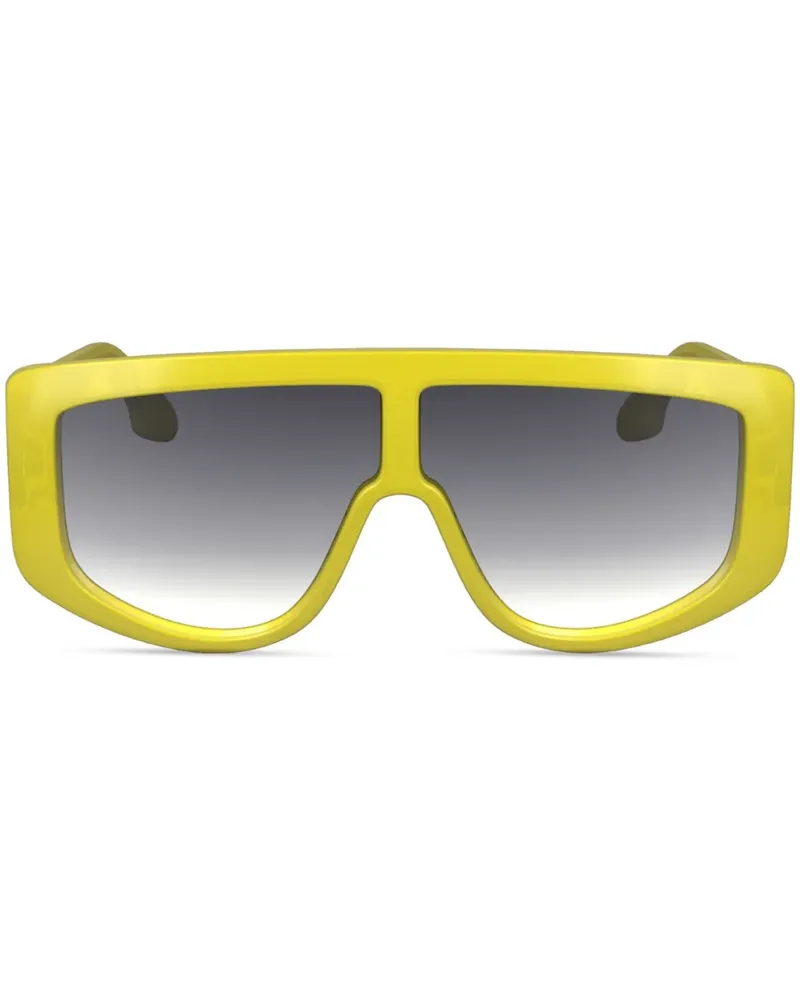 Victoria Beckham Visor Sonnenbrille - Gelb Gelb