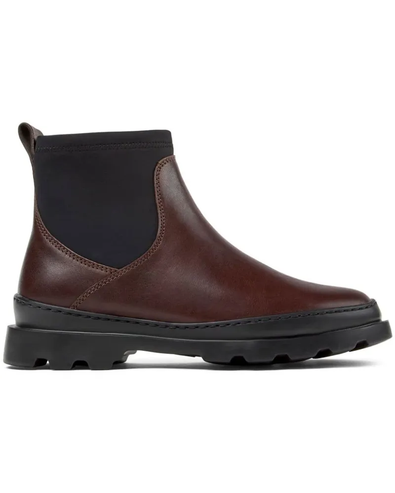 Camper Stiefel aus recyceltem Material mit runder Kappe - Braun Braun