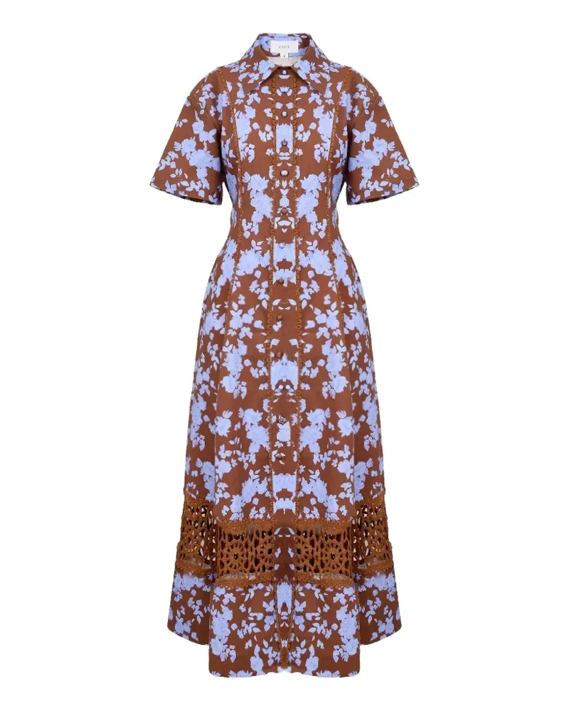 Clea Taliah maxi shirt dress - Braun Braun