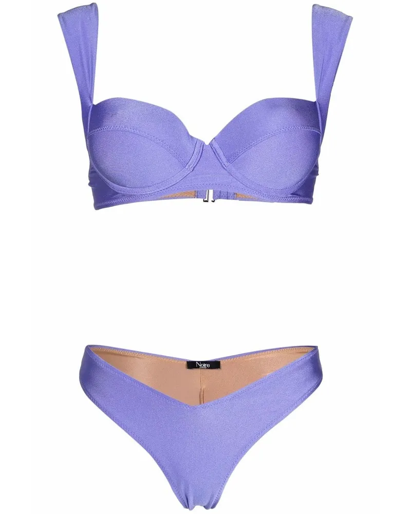 Noire Swimwear Klassischer Bikini - Violett Violett