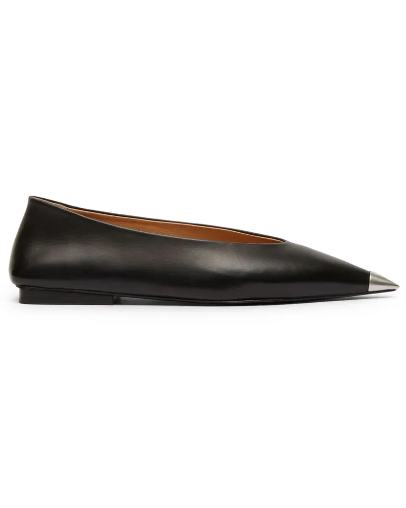 Marsèll Ballerinas mit spitzer Kappe - Schwarz Schwarz