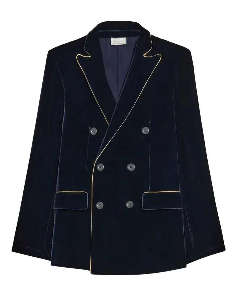 Pierre-Louis Mascia Kanpur Blazer aus Samt - Blau Blau