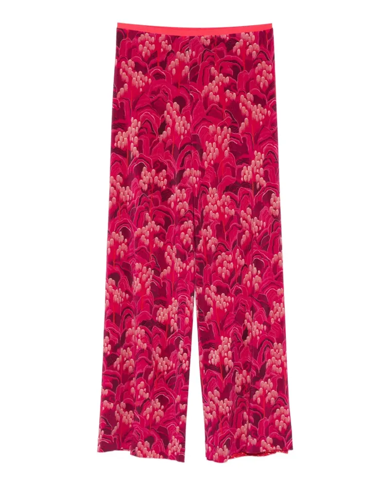 SIYU Lassus floral-print trousers - Rosa Rosa