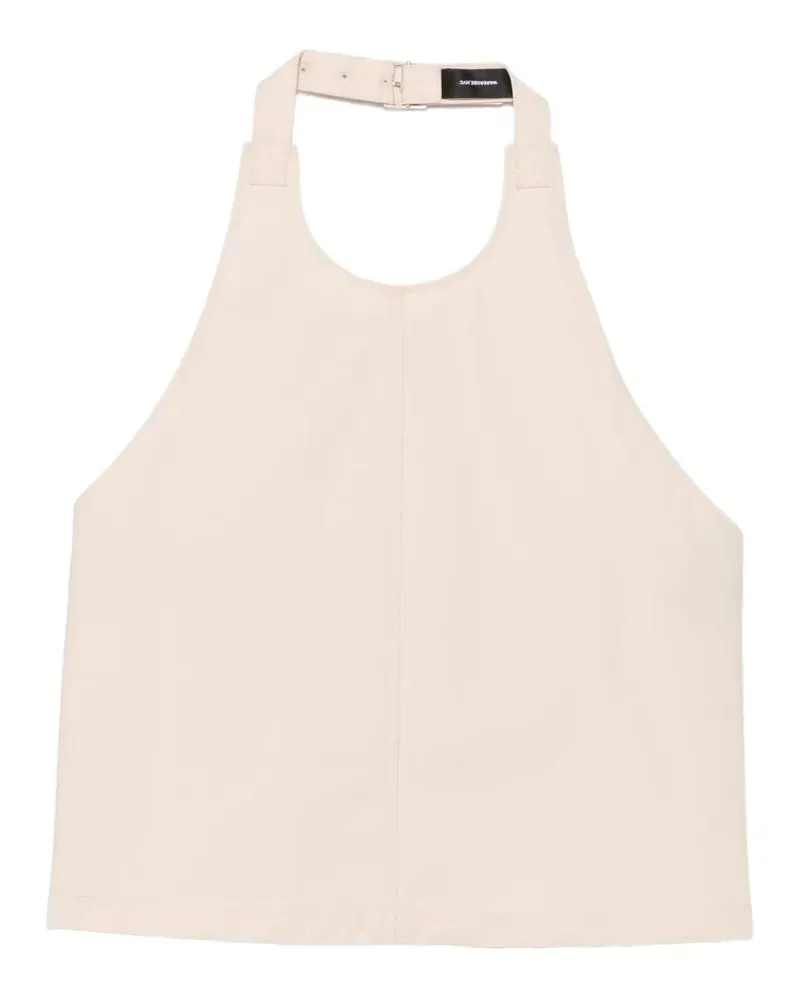 WARDROBE.NYC x RHW halterneck backless top - Nude Nude
