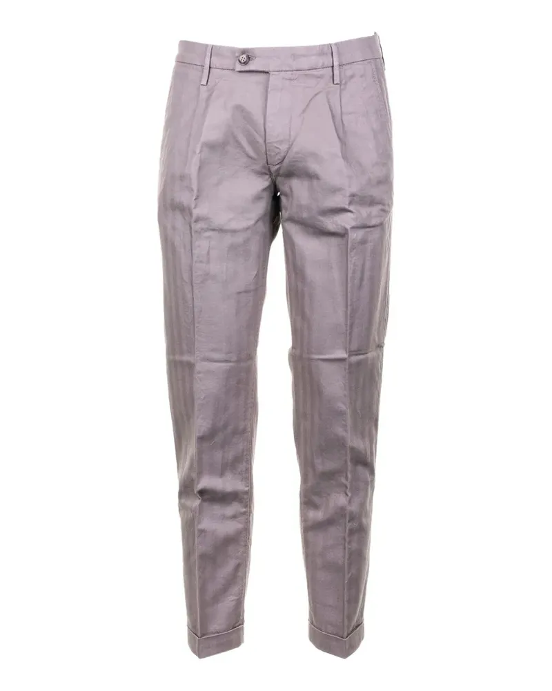Re-HasH pleated trousers - Grau Grau