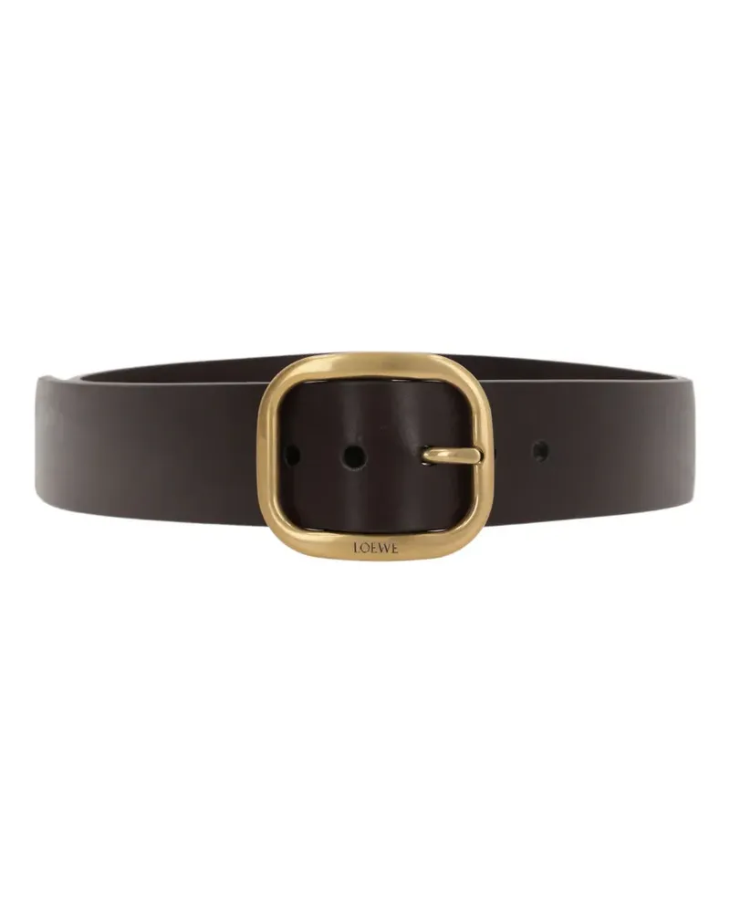 Loewe Schnallengürtel aus Leder - Braun Braun