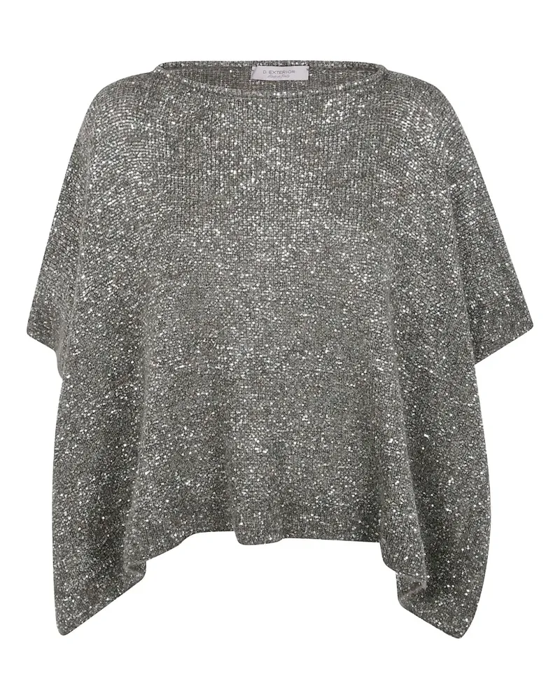 D.EXTERIOR sequin-embellished cape - Grün Grün