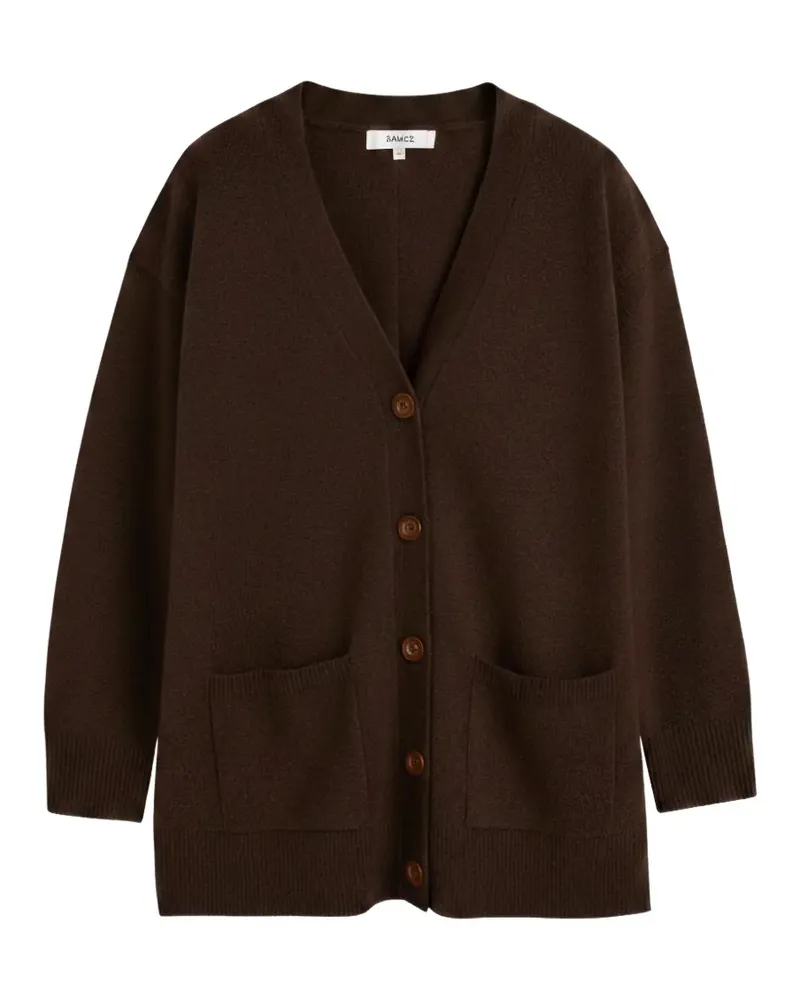 Chinti & Parker Basics Cardigan mit V-Ausschnitt - Braun Braun