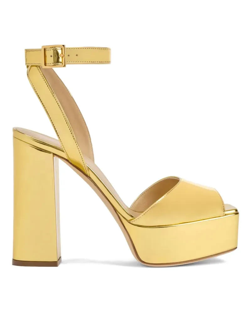 Giuseppe Zanotti Sandalen mit Spiegeleffekt - Gold Gold