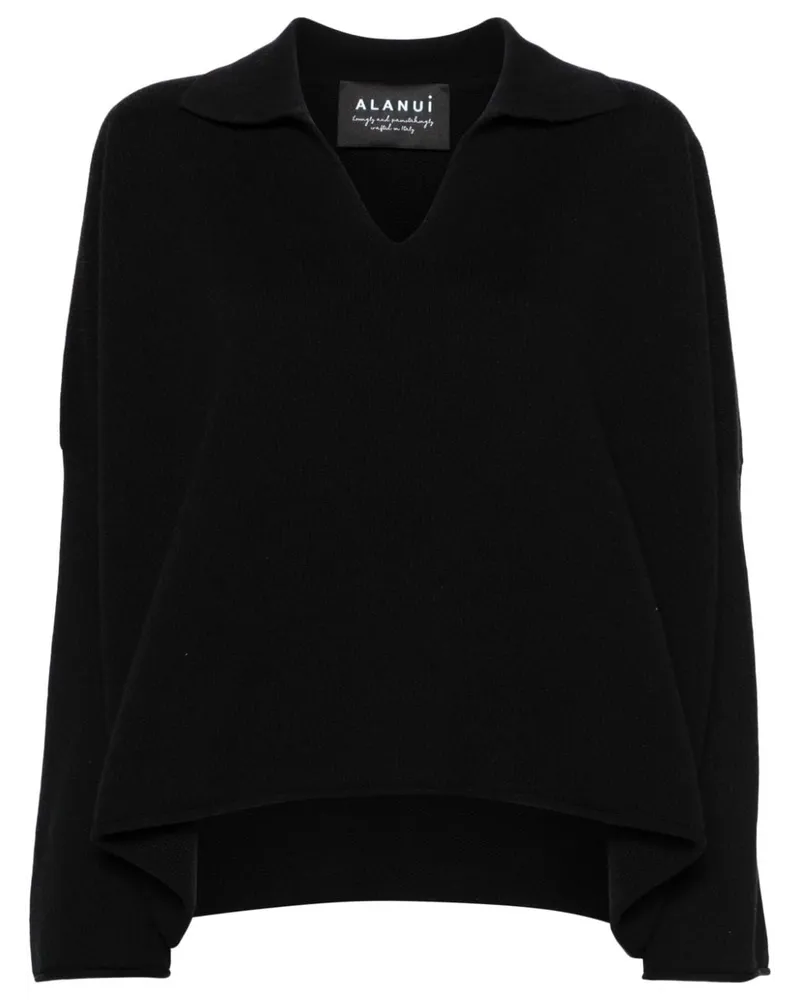 Alanui Geripptes Finest Poloshirt - Schwarz Schwarz