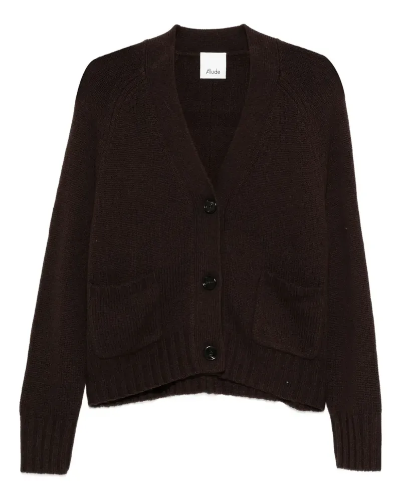 ALLUDE V-neck cardigan - Braun Braun