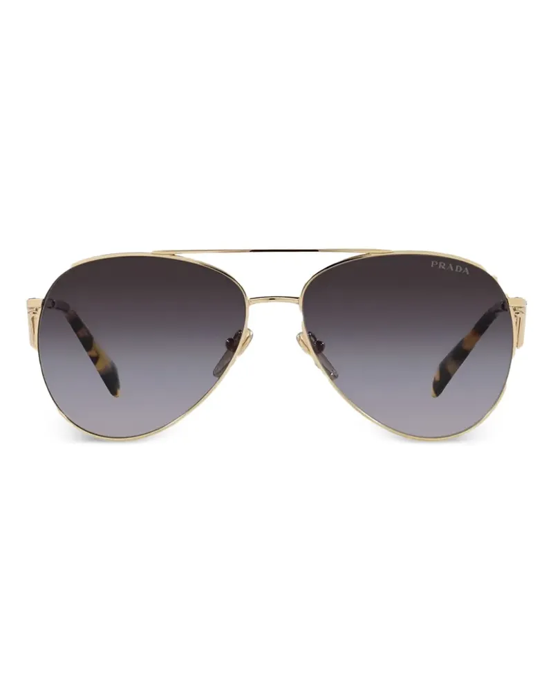 Prada Getönte Pilotenbrille - Gold Gold